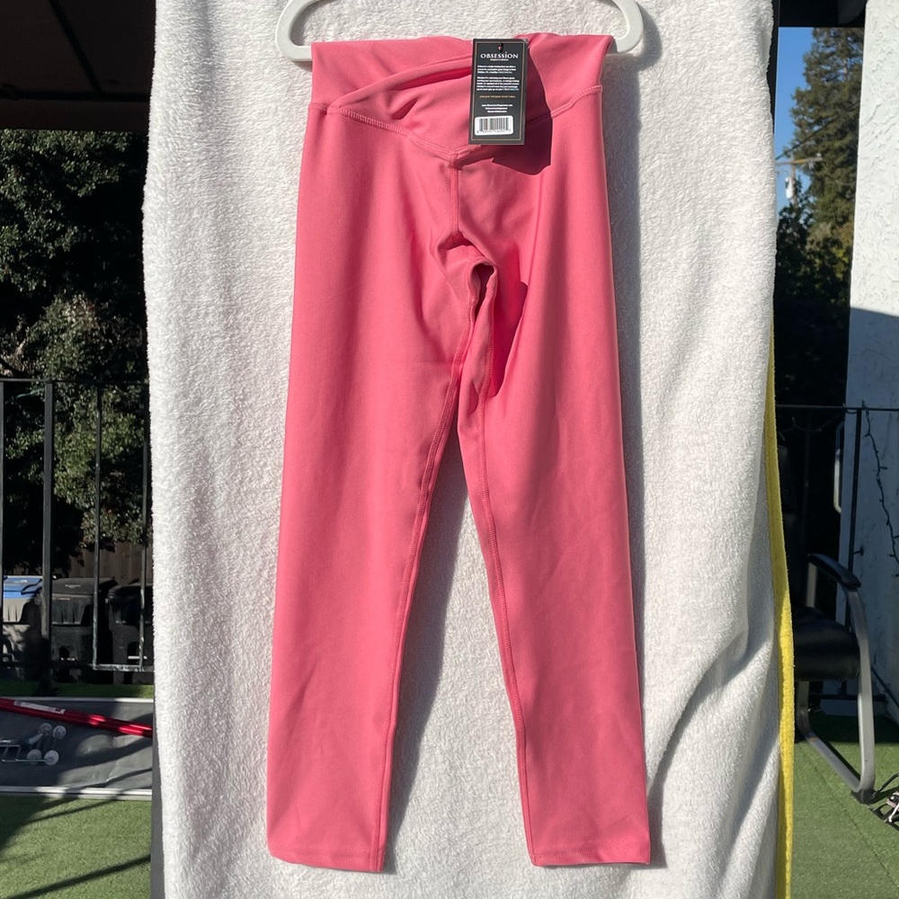 Obsession Shapewear Pink Workout Leggings